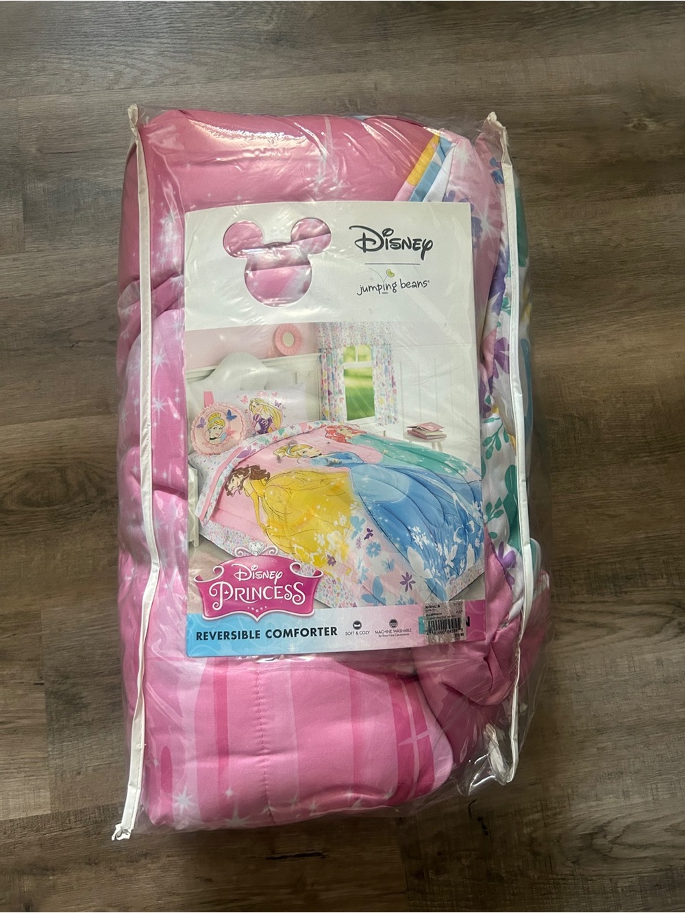 Disney Princess Reversible Comforter Soft And Cozy Size Twin Belle Cinderella